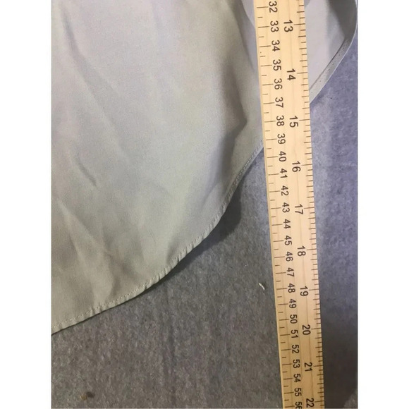 Womens NWT Sears A Statement In Dressing Blouse Sz 12 Made in USA Vintage Green - Picture 6 of 6